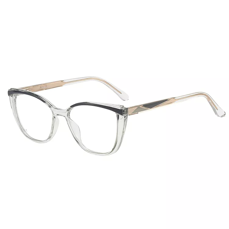 Geometric Pattern colored Core Wire Temple Frames
