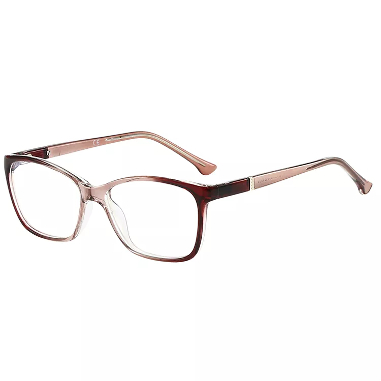 TR90 Chique vierkante metalen accessoires Optische frames