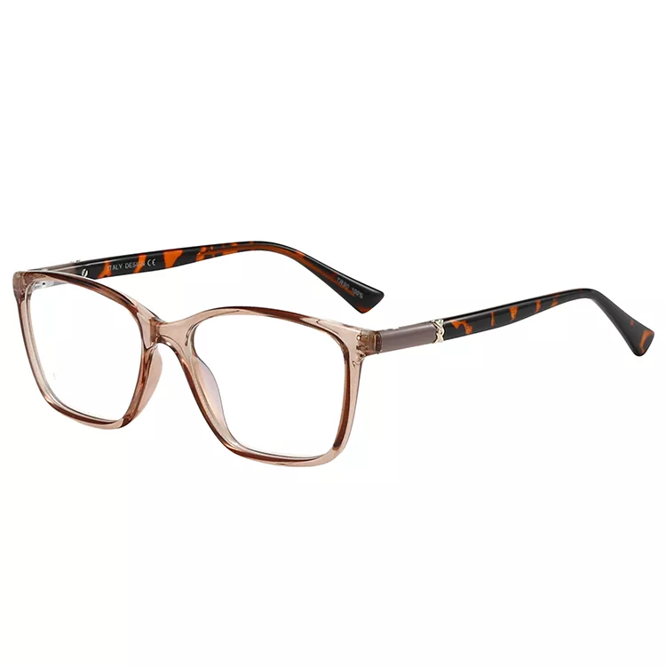 TR90 Color-Block Temple Luxe gouden accentbril
