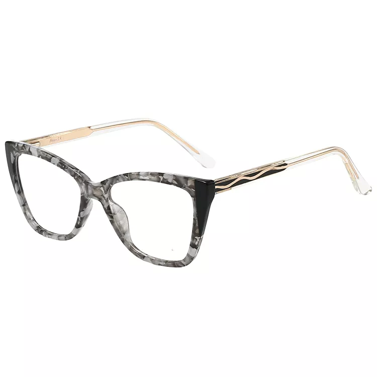 TR90-frames met golfpatroon en gekleurde kerndraad